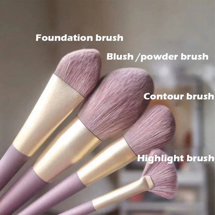 9Pcs Makeup Brushes Set