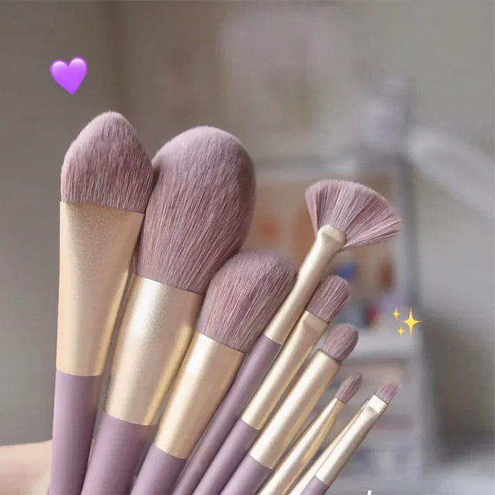 9Pcs Makeup Brushes Set