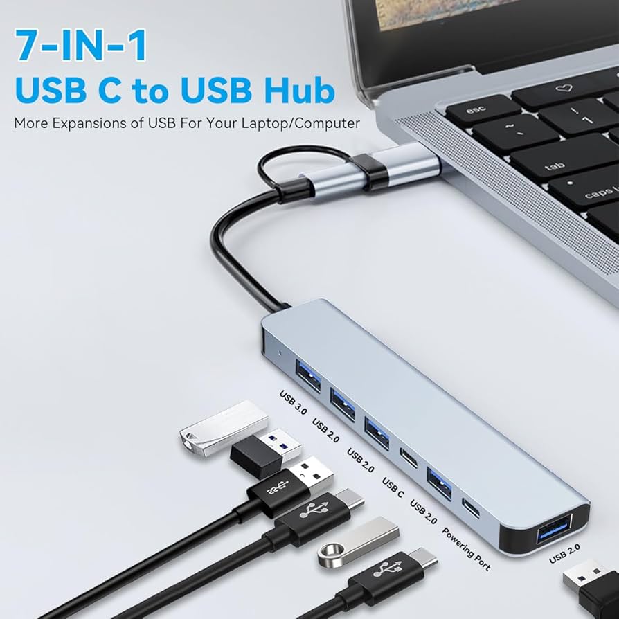 Aluminum Alloy TYPE-C Multi Port Hub